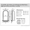 Ekena Millwork 27 3/8"W x 45 1/4"H x 11 3/4"D Edwards Wall Niche (RO: 22 1/4"W x 39 1/8"H x 7 1/4"D) NCH27X45ED - alternate 2